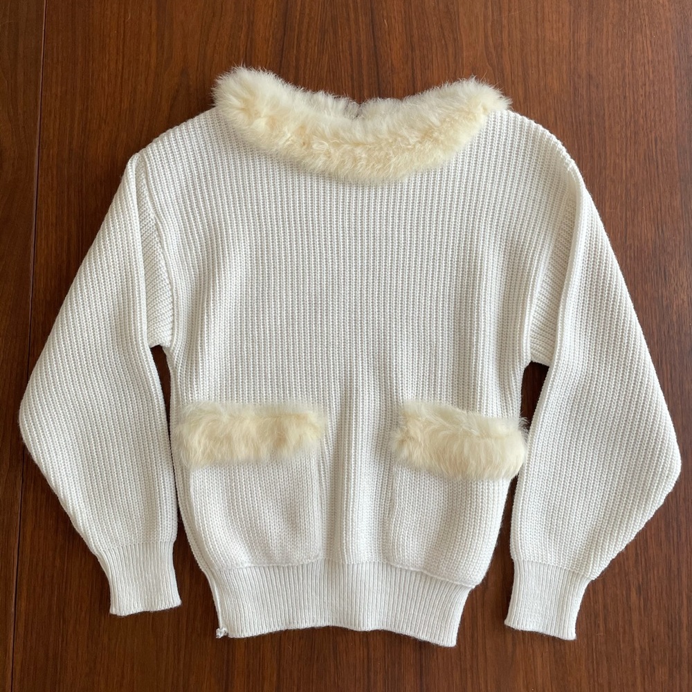 Vintage rabbit fur sweater